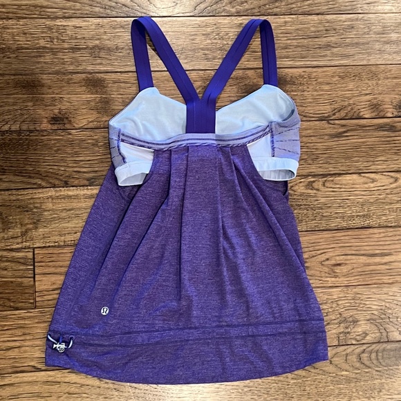 Lululemon Rest Less Tank, Size 8, Purple - Picture 2 of 2